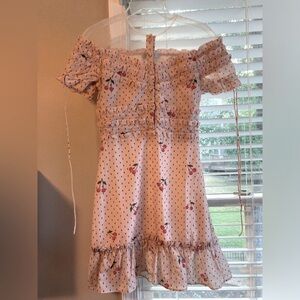 Cute mini cherry dress